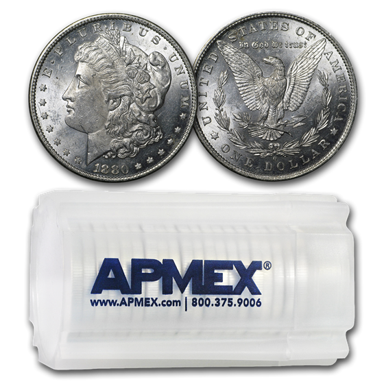 1880-O Morgan Dollars BU (20 Count Roll) 1880-O Morgan Dollars BU (20 Count Roll)